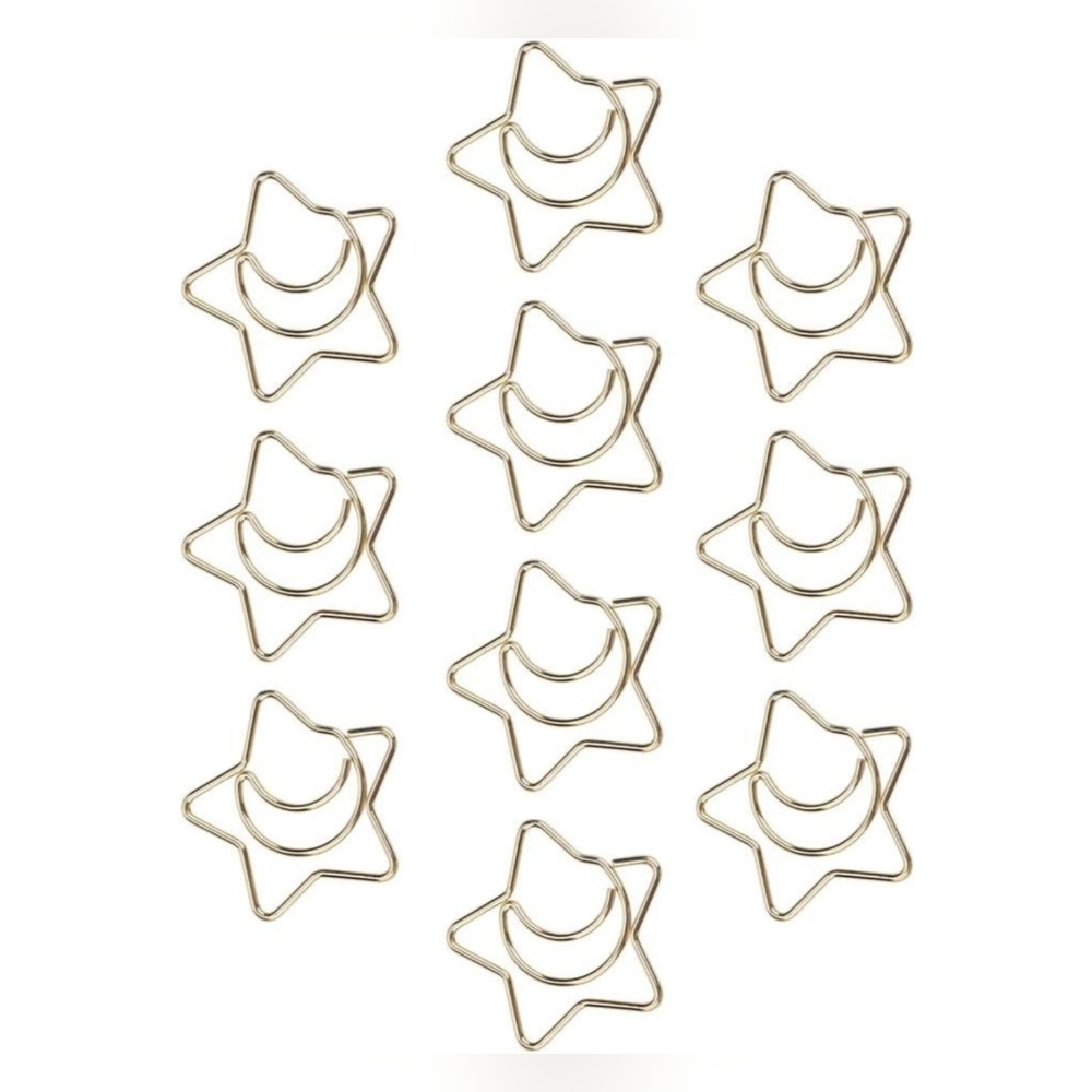 ⭐️ Star Locket Paperclip Set